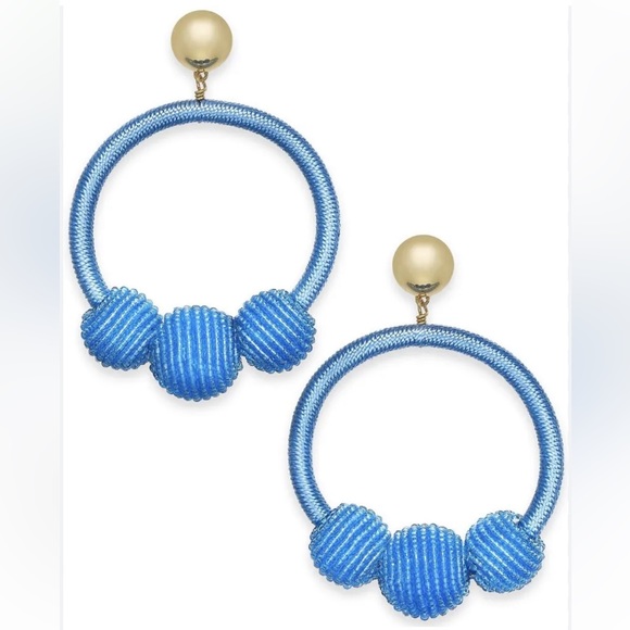 Kate Spade Drop Hoop Earrings - Picture 2 of 4